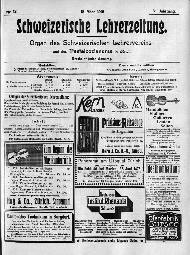 Buchumschlag - Heft 12
