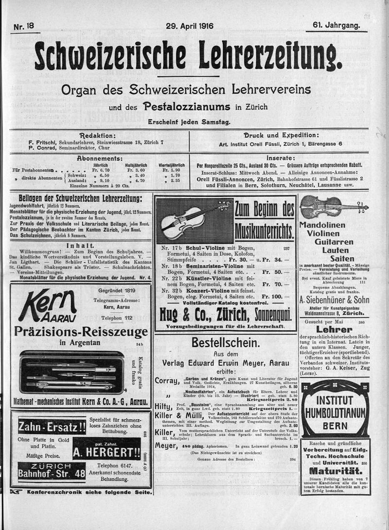 Buchumschlag - Heft 18