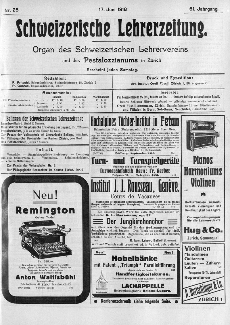 Buchumschlag - Heft 25