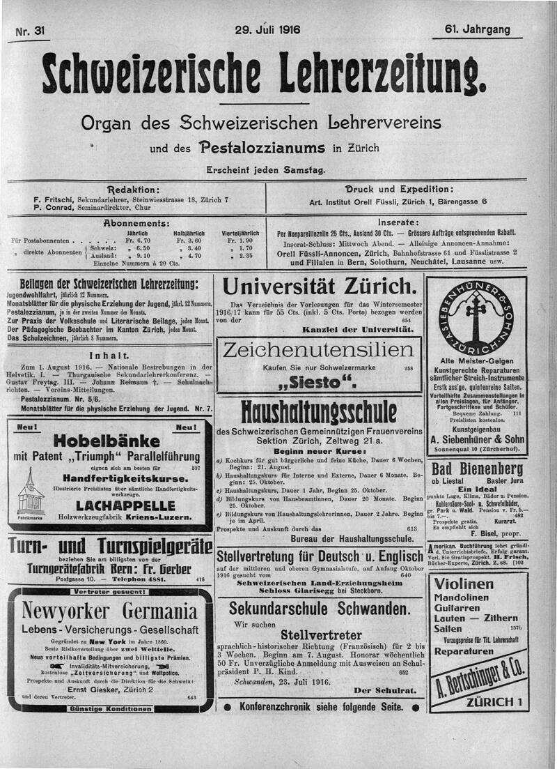 Buchumschlag - Heft 31