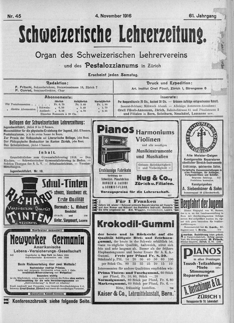 Buchumschlag - Heft 45