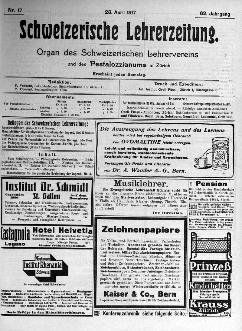 Buchumschlag - Heft 17