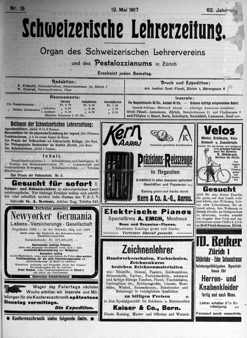 Buchumschlag - Heft 19