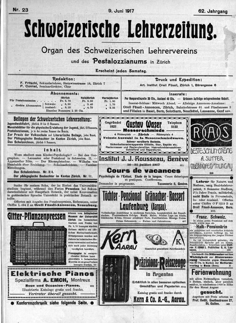 Buchumschlag - Heft 23