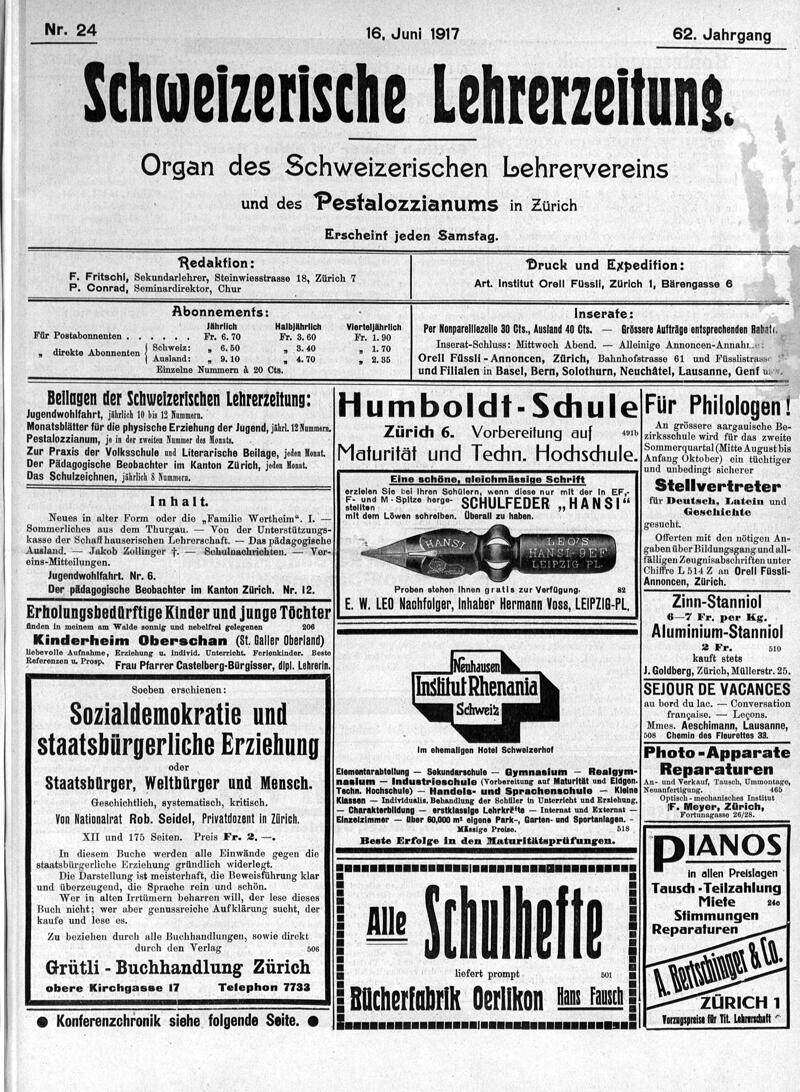 Buchumschlag - Heft 24