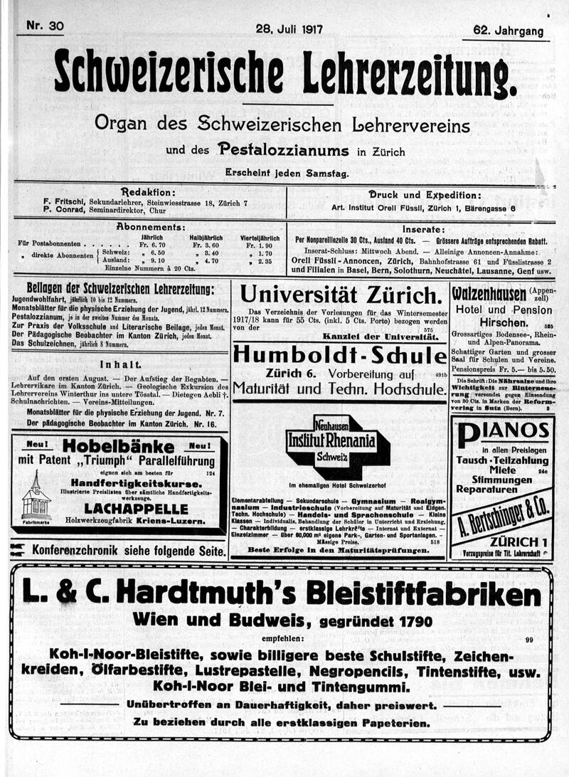 Buchumschlag - Heft 30