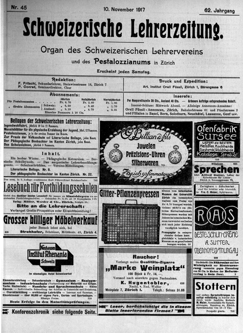 Buchumschlag - Heft 45