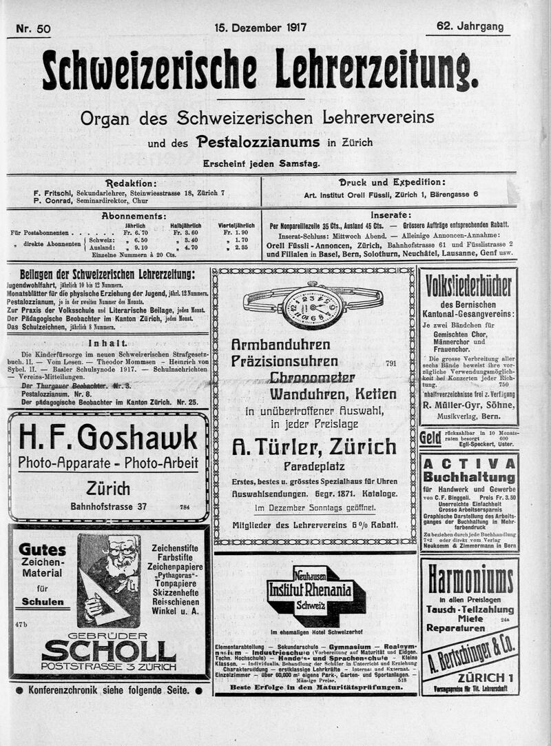 Buchumschlag - Heft 50