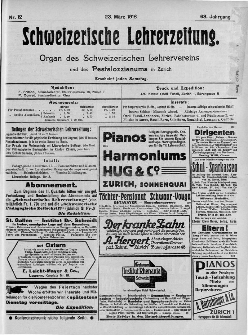 Buchumschlag - Heft 12