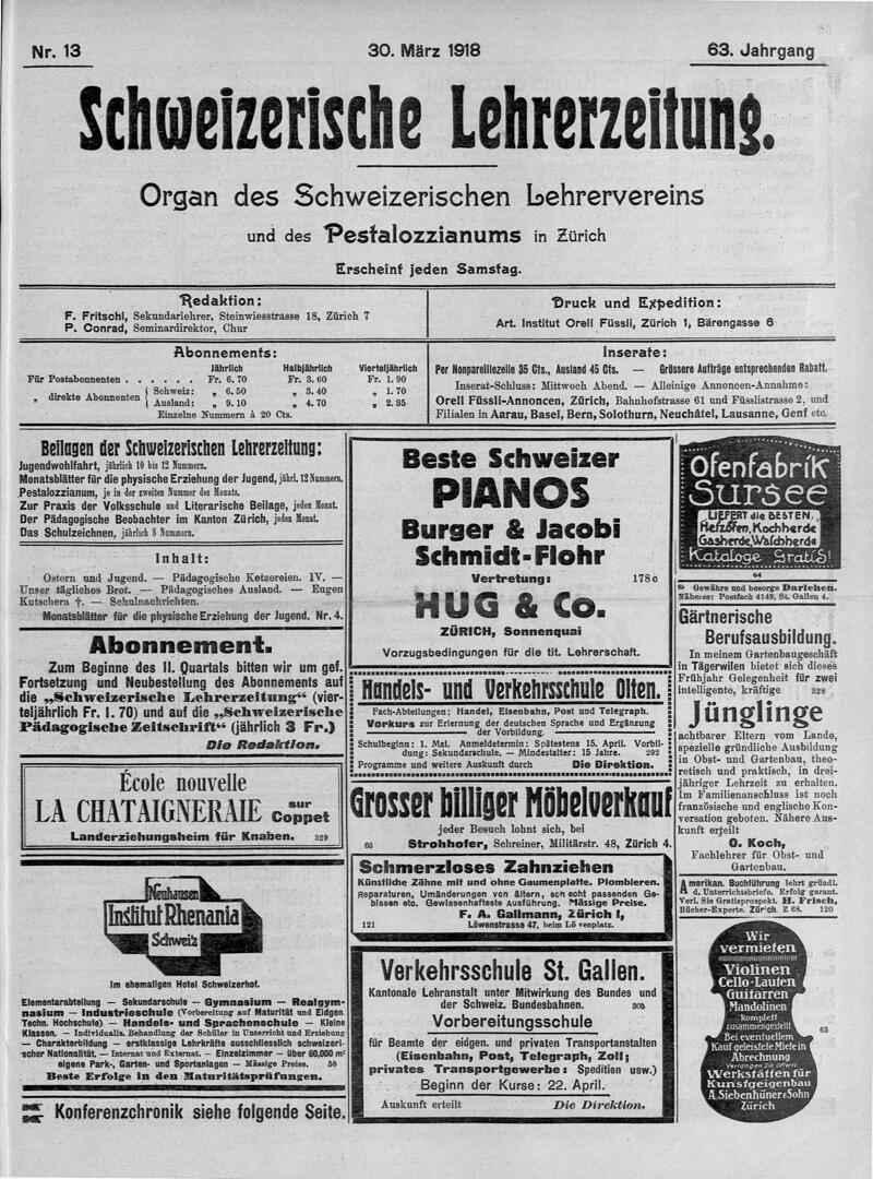 Buchumschlag - Heft 13