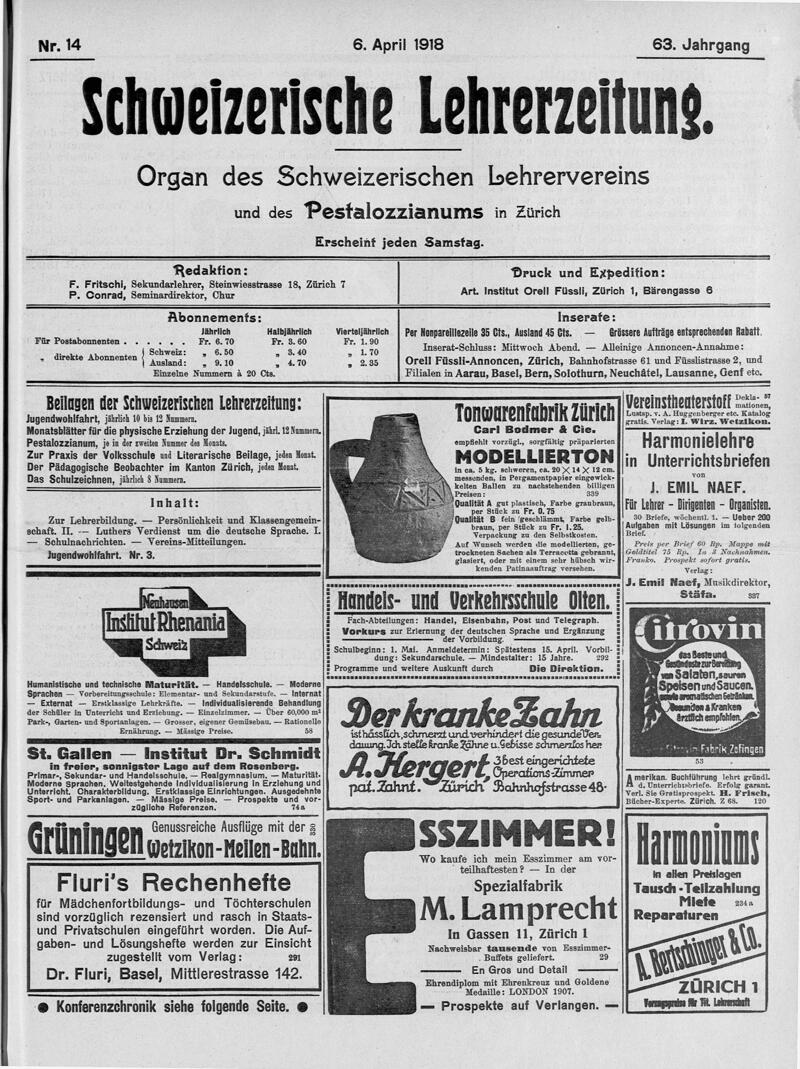 Buchumschlag - Heft 14