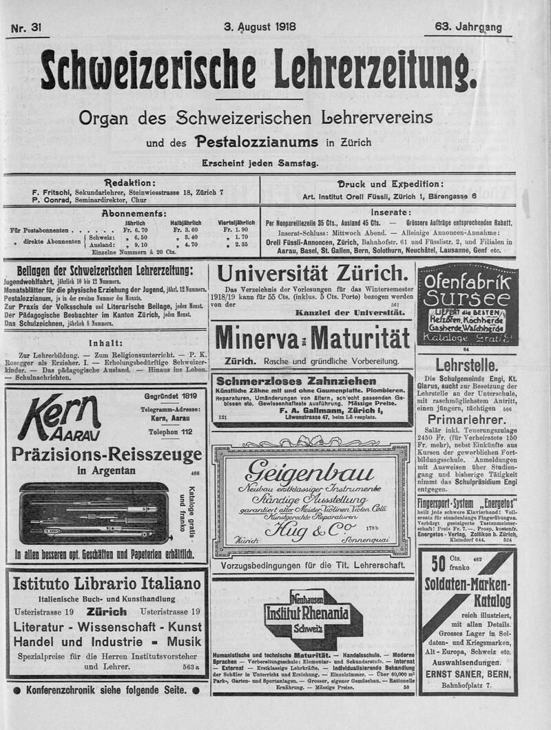 Buchumschlag - Heft 31