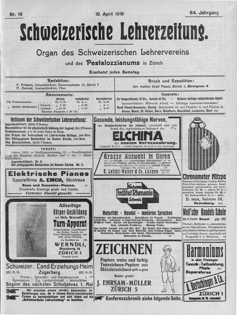 Buchumschlag - Heft 16