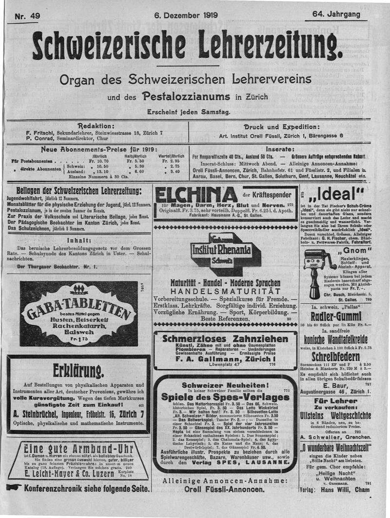 Buchumschlag - Heft 49