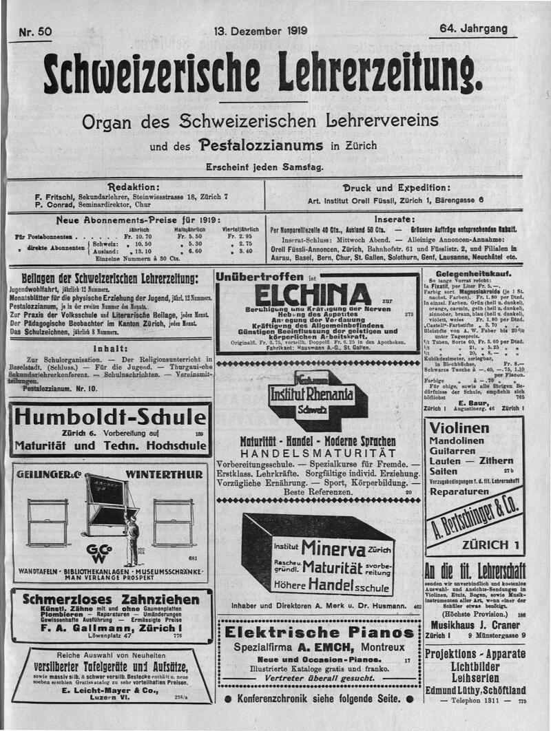 Buchumschlag - Heft 50