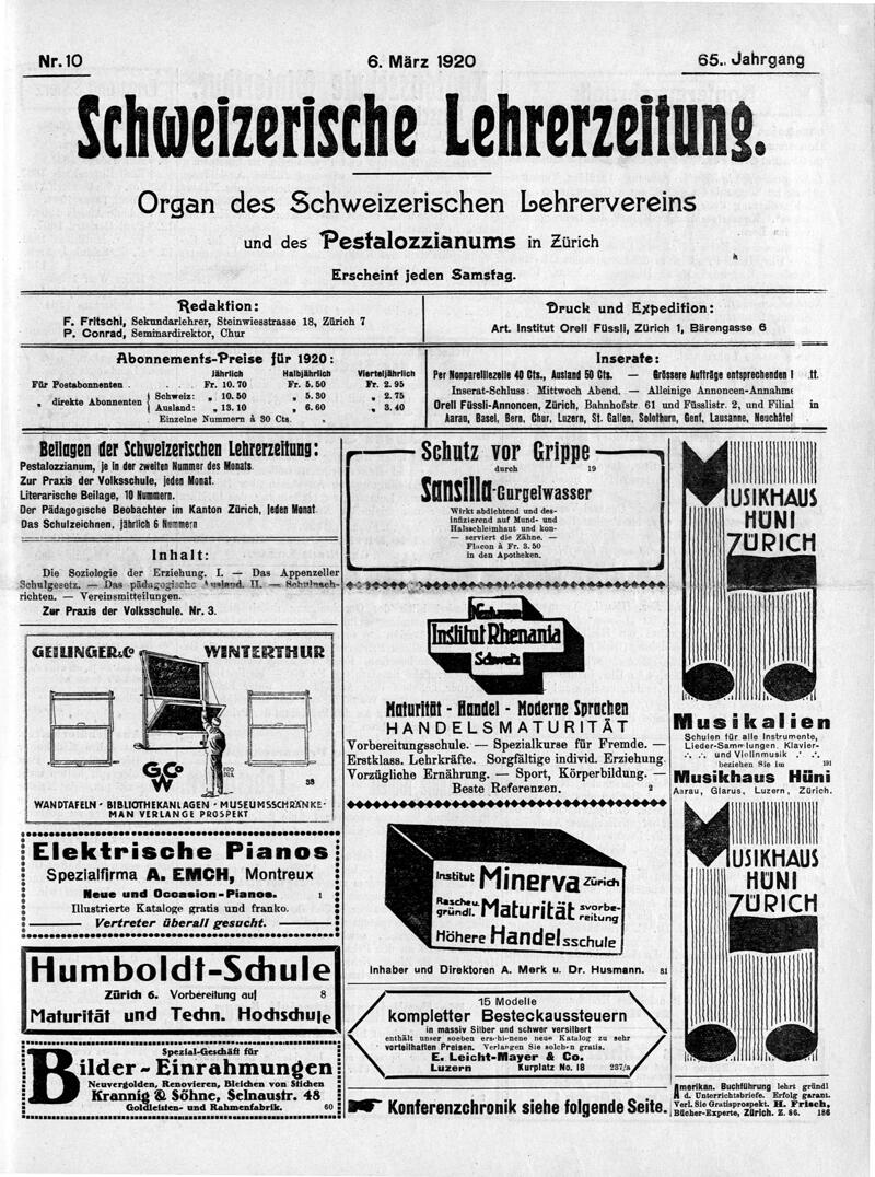 Buchumschlag - Heft 10
