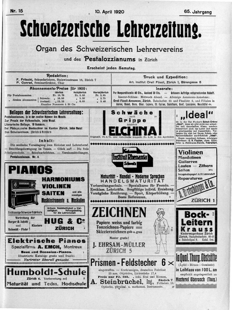Buchumschlag - Heft 15