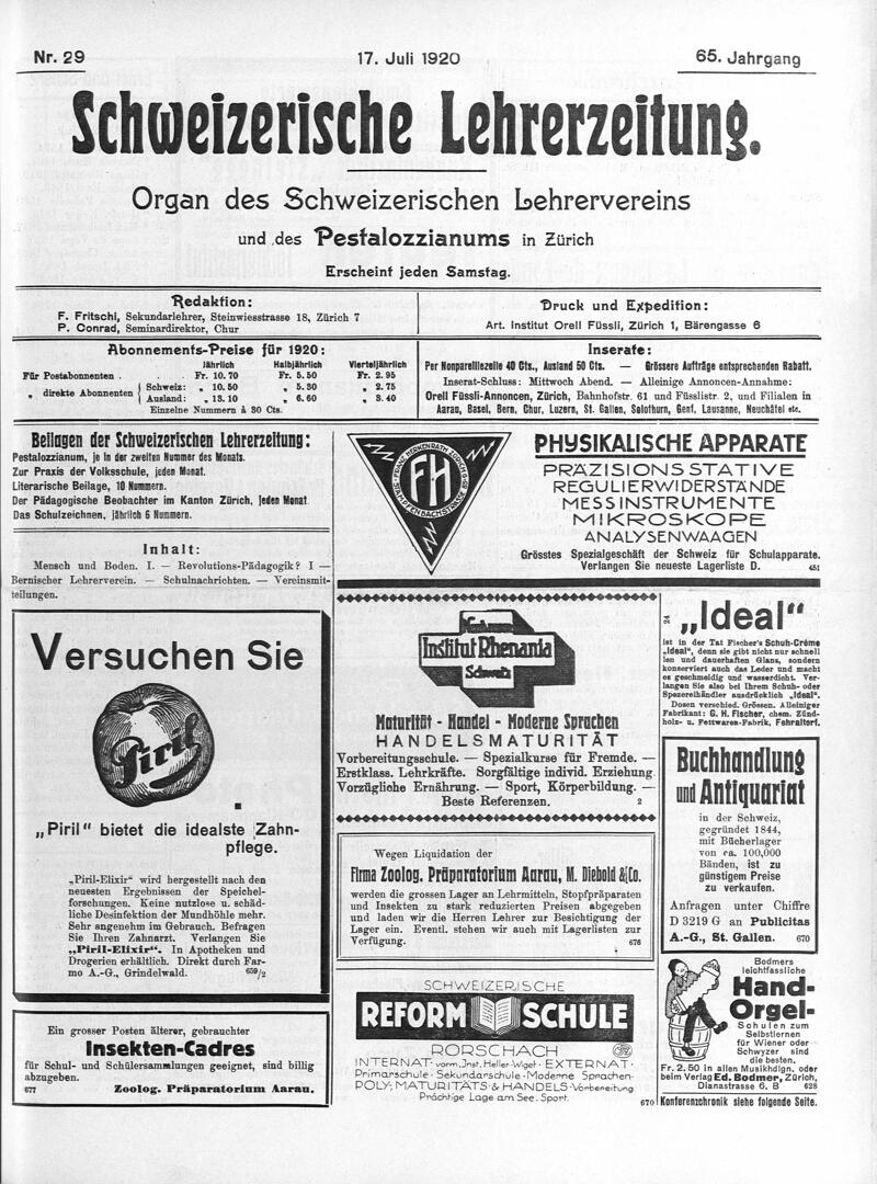 Buchumschlag - Heft 29