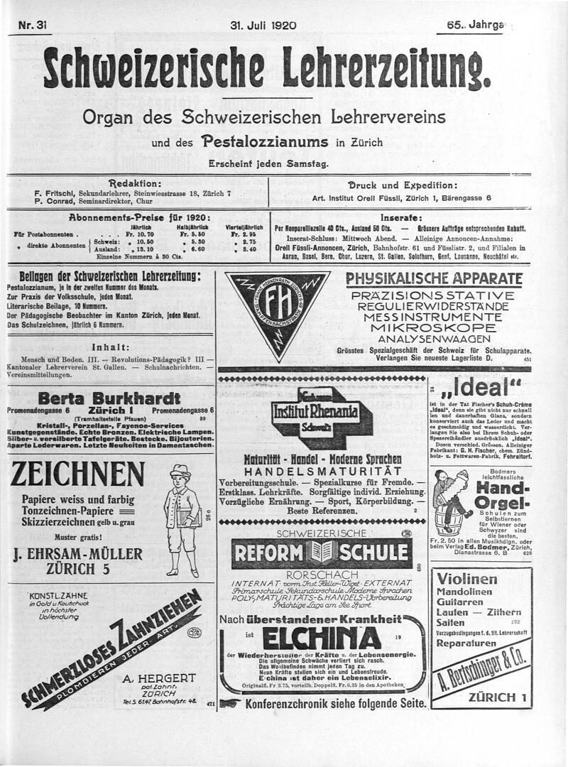 Buchumschlag - Heft 31
