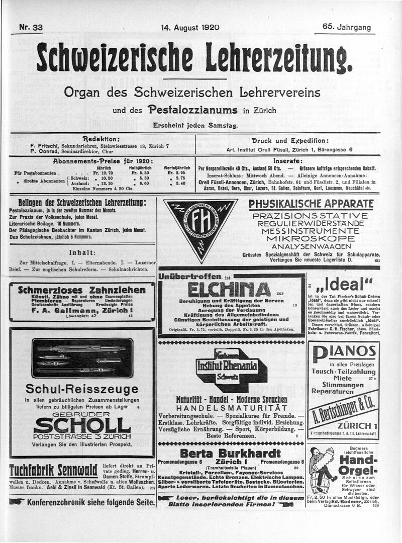 Buchumschlag - Heft 33