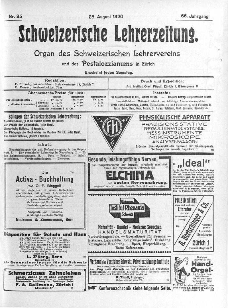 Buchumschlag - Heft 35