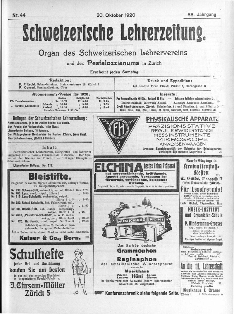 Buchumschlag - Heft 44