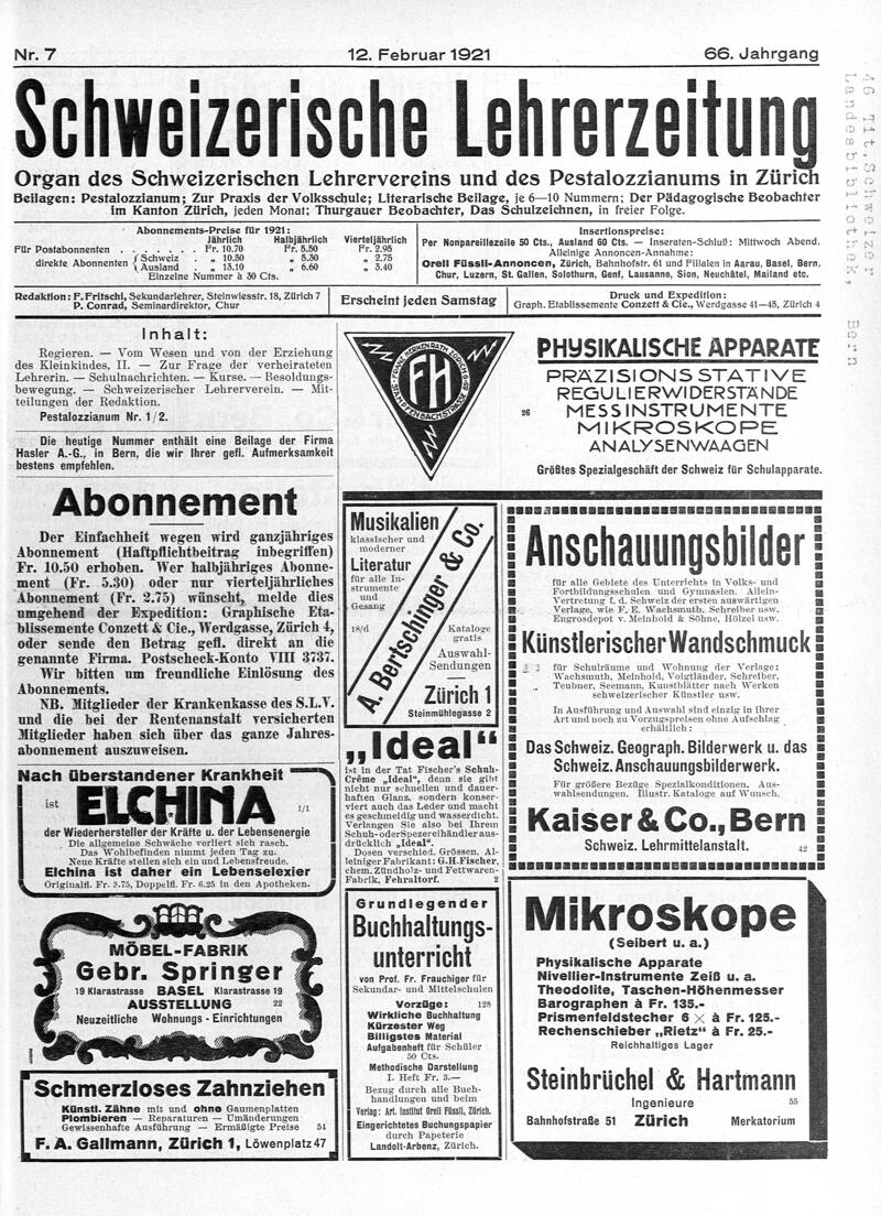 Buchumschlag - Heft 7