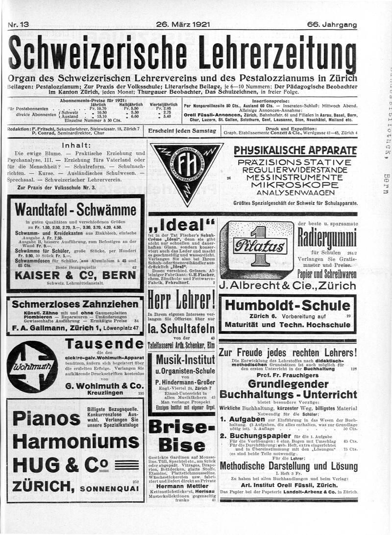 Buchumschlag - Heft 13