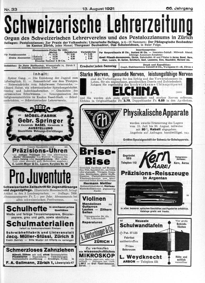 Buchumschlag - Heft 33