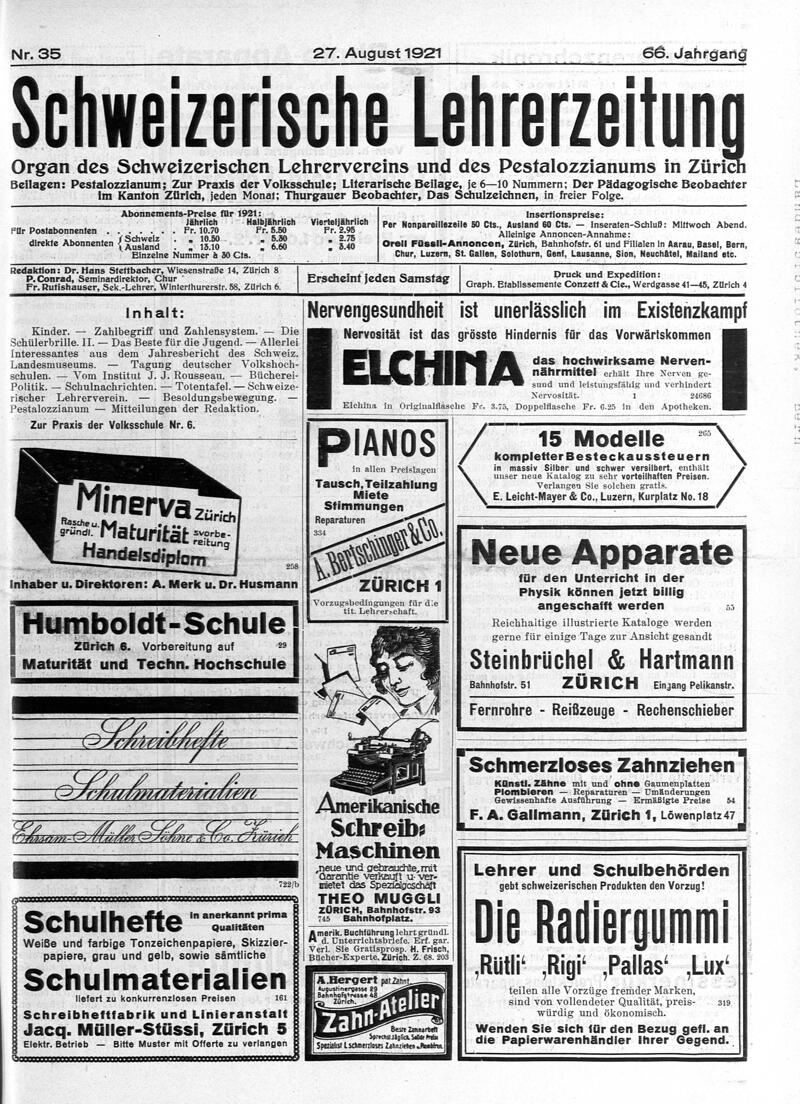 Buchumschlag - Heft 35