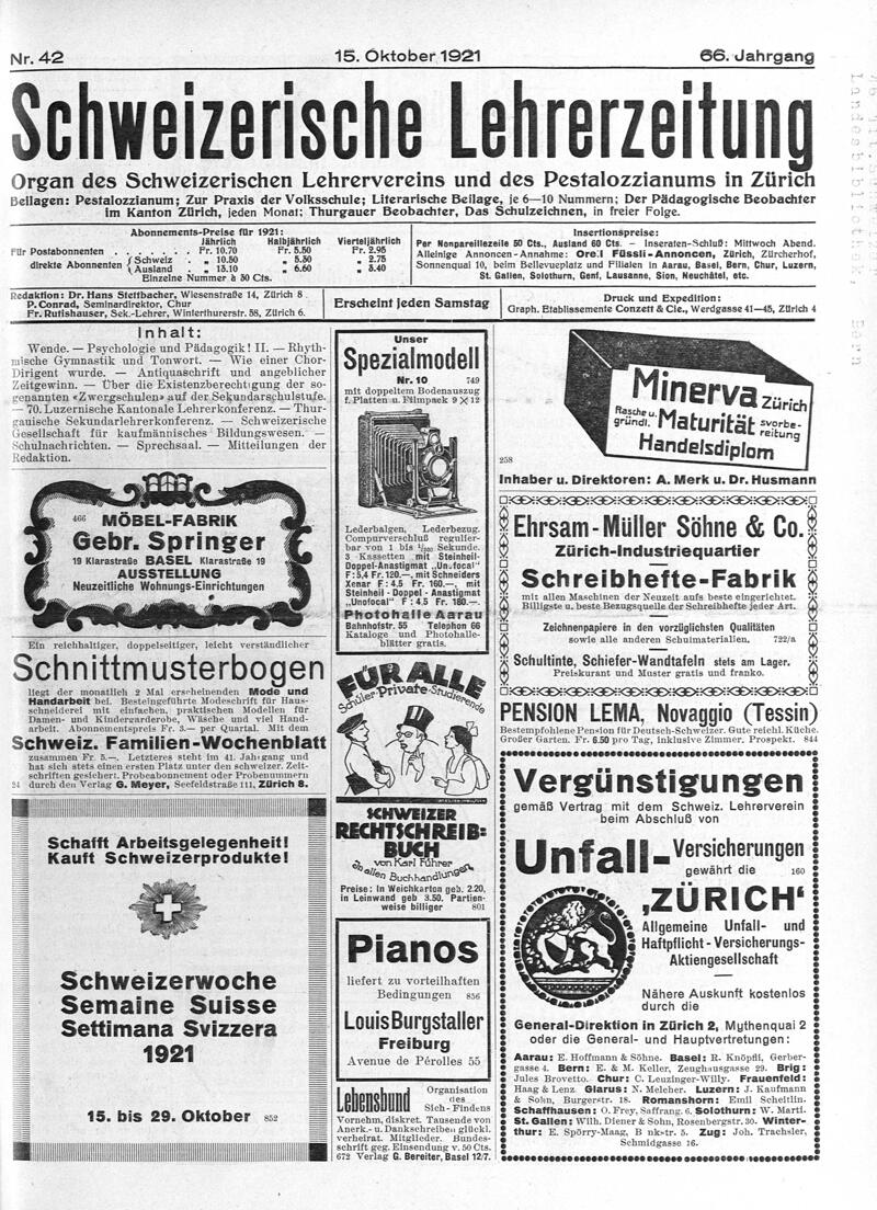 Buchumschlag - Heft 42