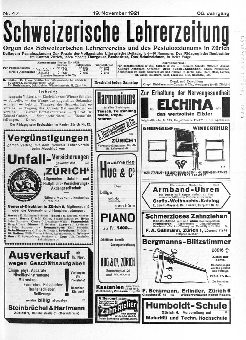 Buchumschlag - Heft 47