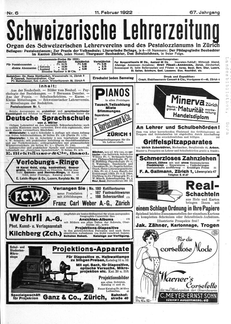 Buchumschlag - Heft 6