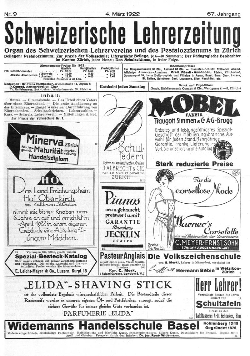 Buchumschlag - Heft 9