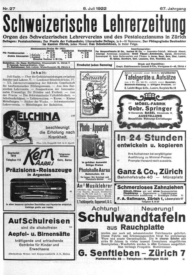 Buchumschlag - Heft 27