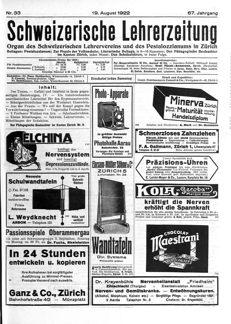 Buchumschlag - Heft 33