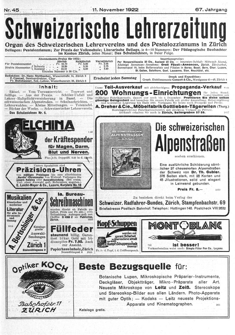 Buchumschlag - Heft 45