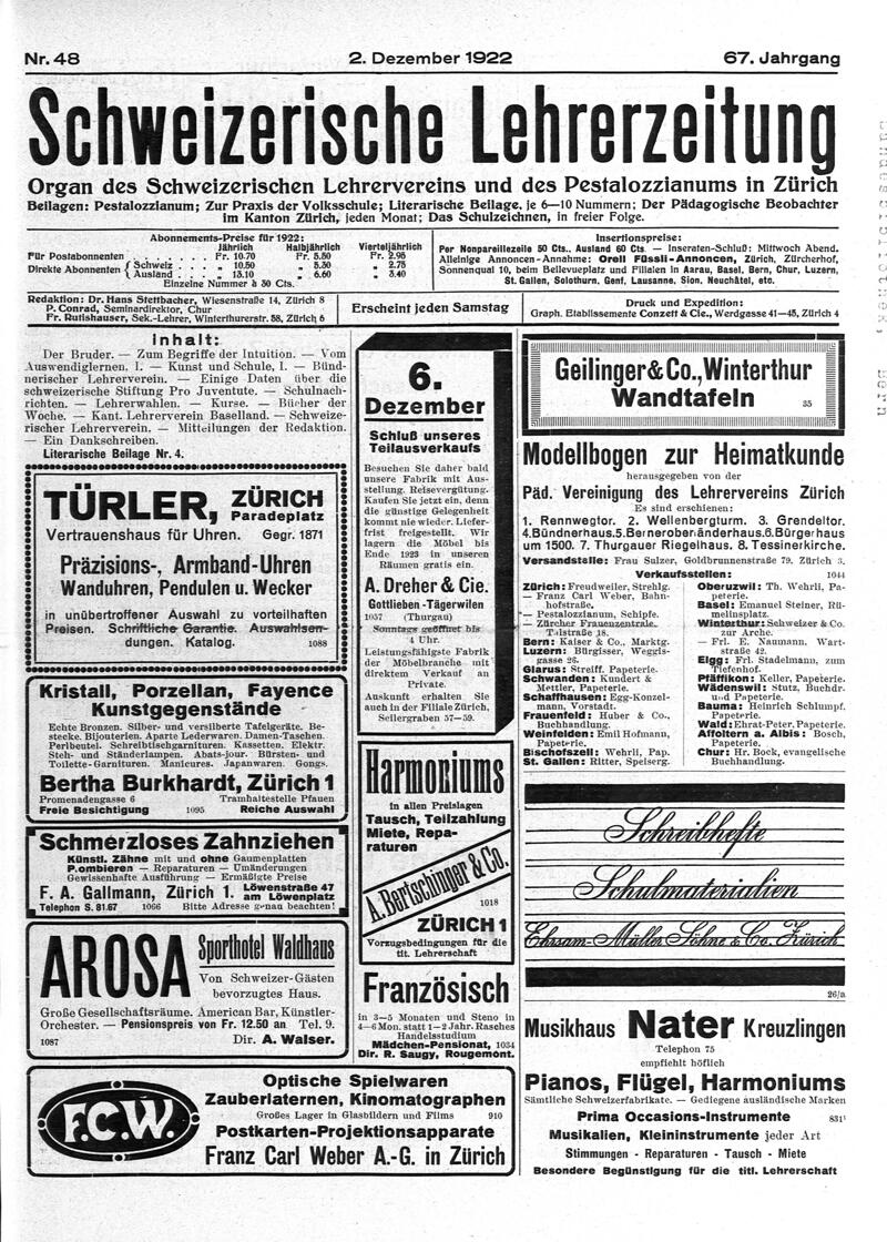 Buchumschlag - Heft 48