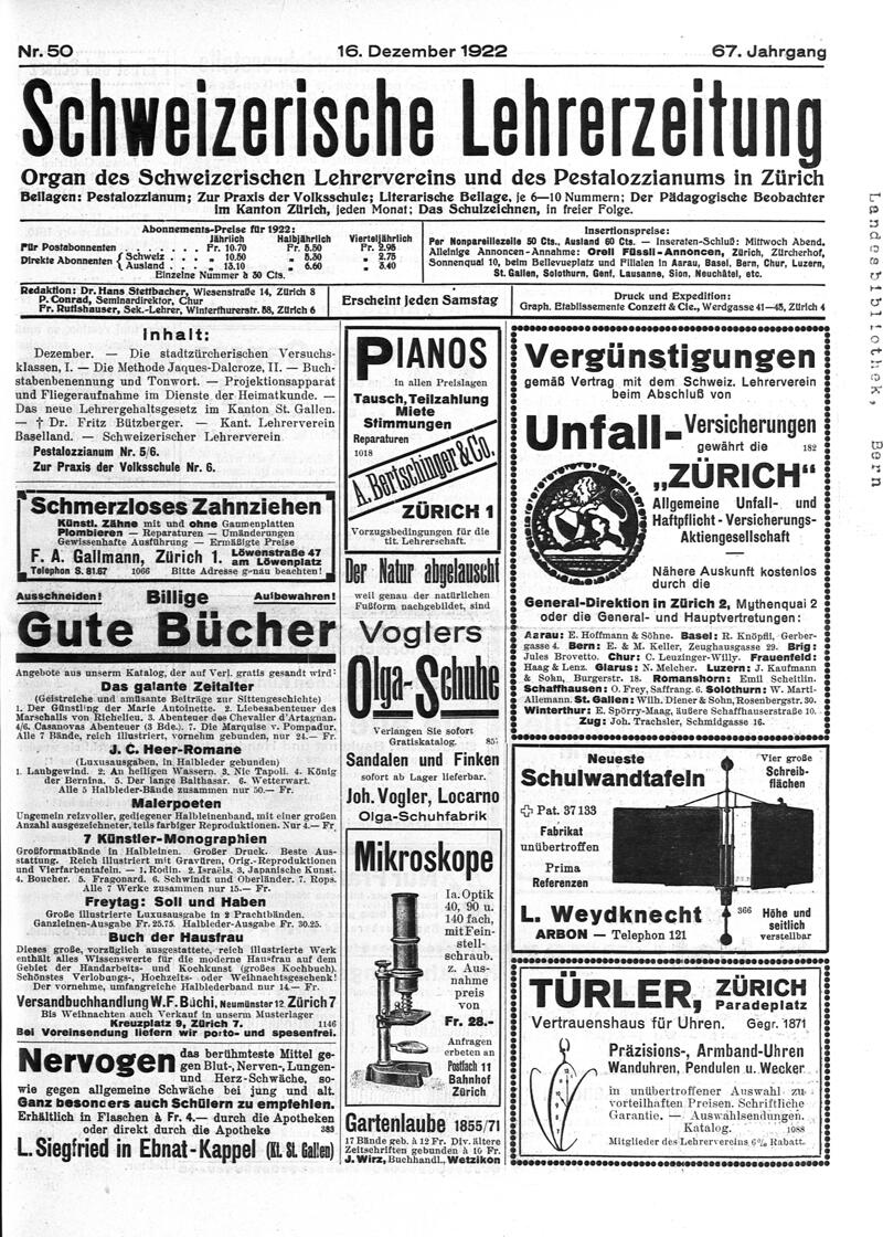 Buchumschlag - Heft 50