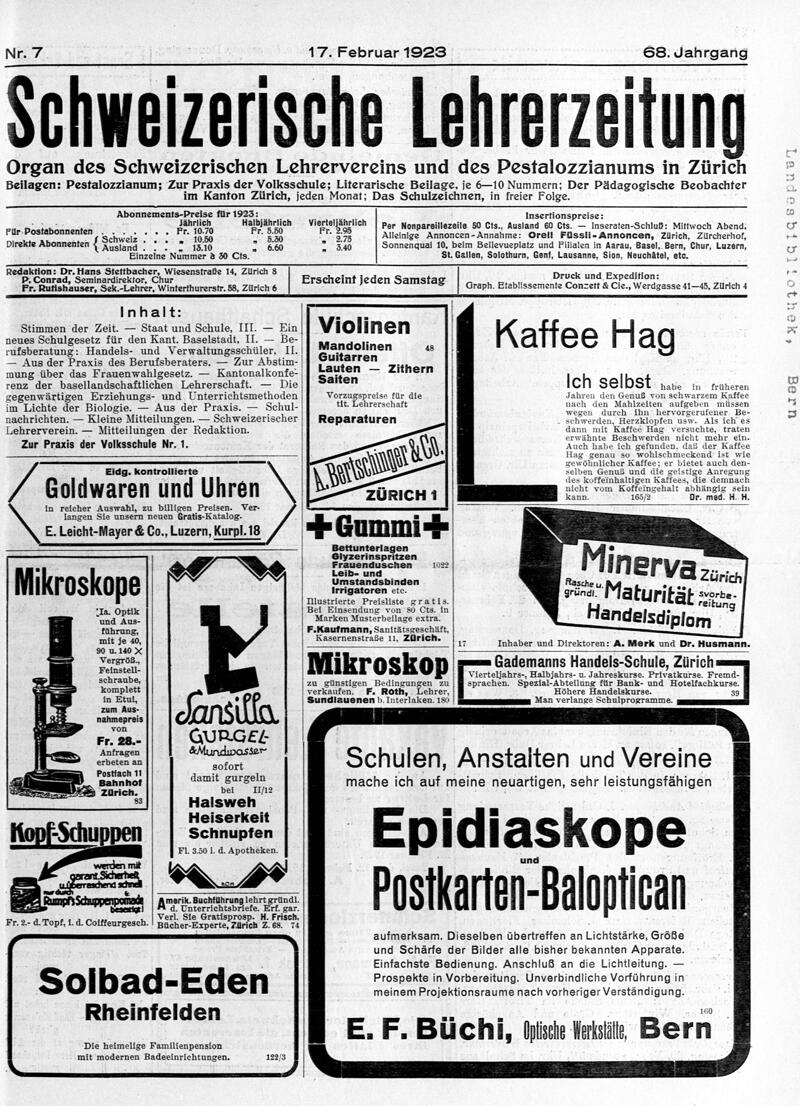 Buchumschlag - Heft 7