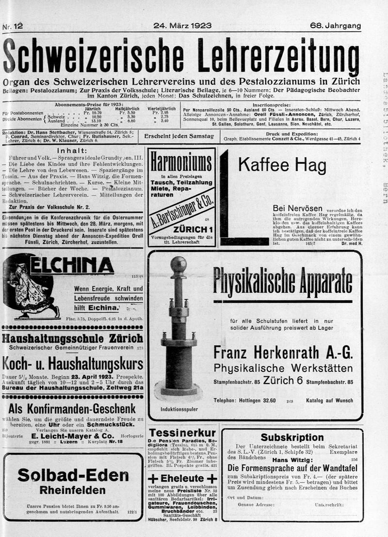 Buchumschlag - Heft 12