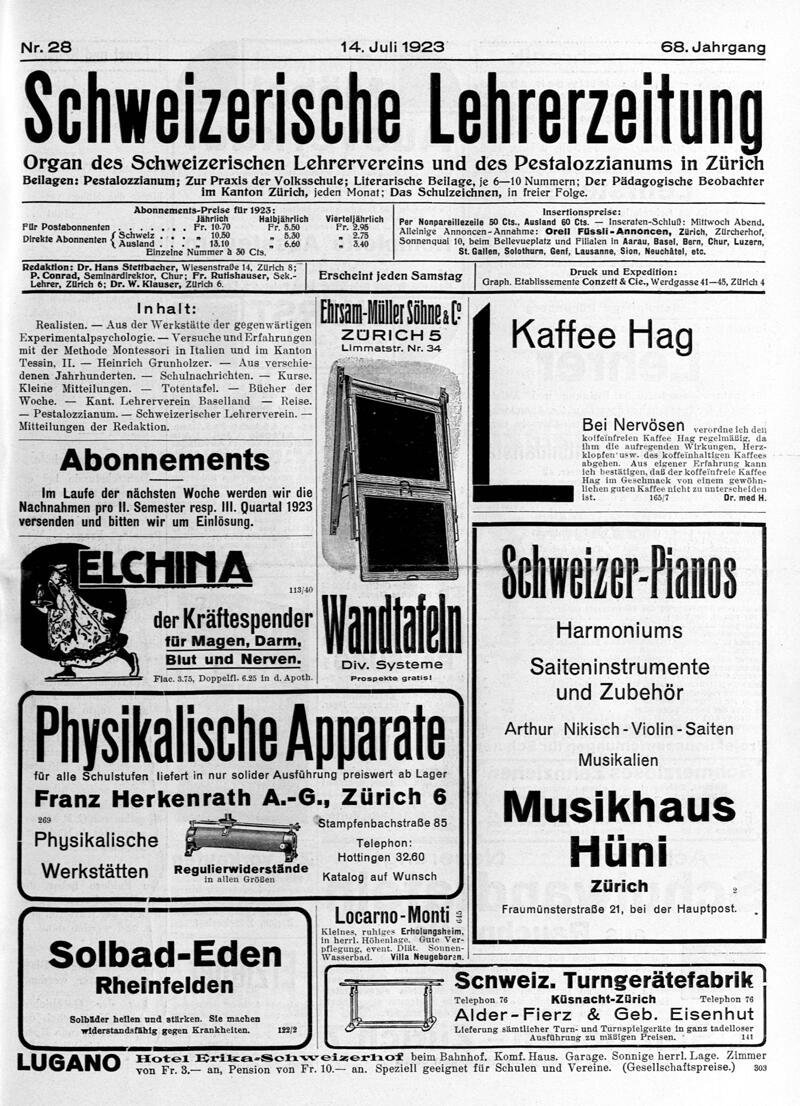 Buchumschlag - Heft 28