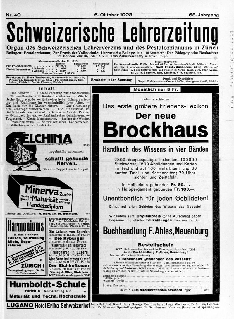 Buchumschlag - Heft 40