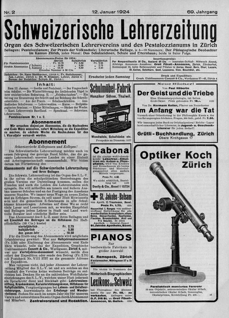 Buchumschlag - Heft 2