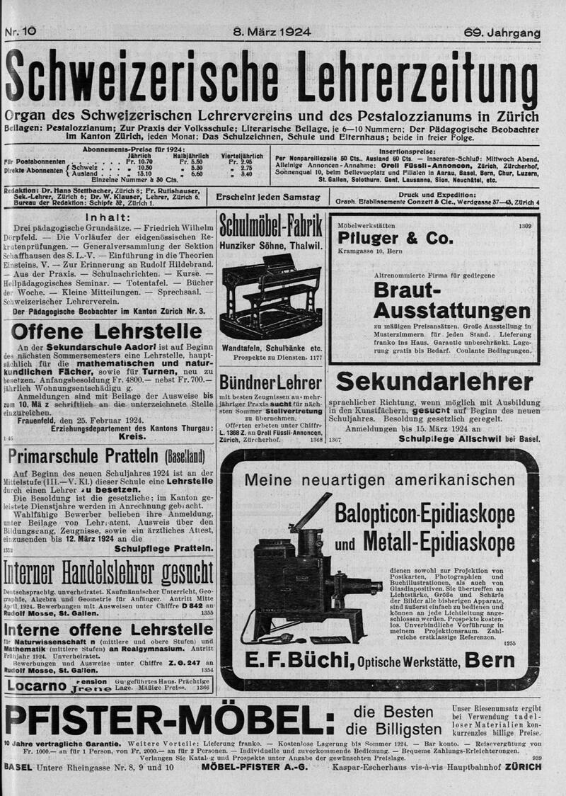 Buchumschlag - Heft 10