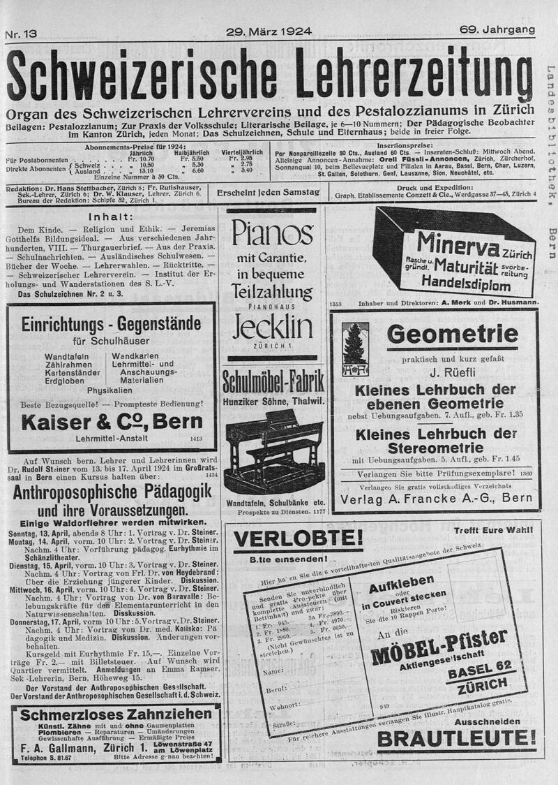 Buchumschlag - Heft 13