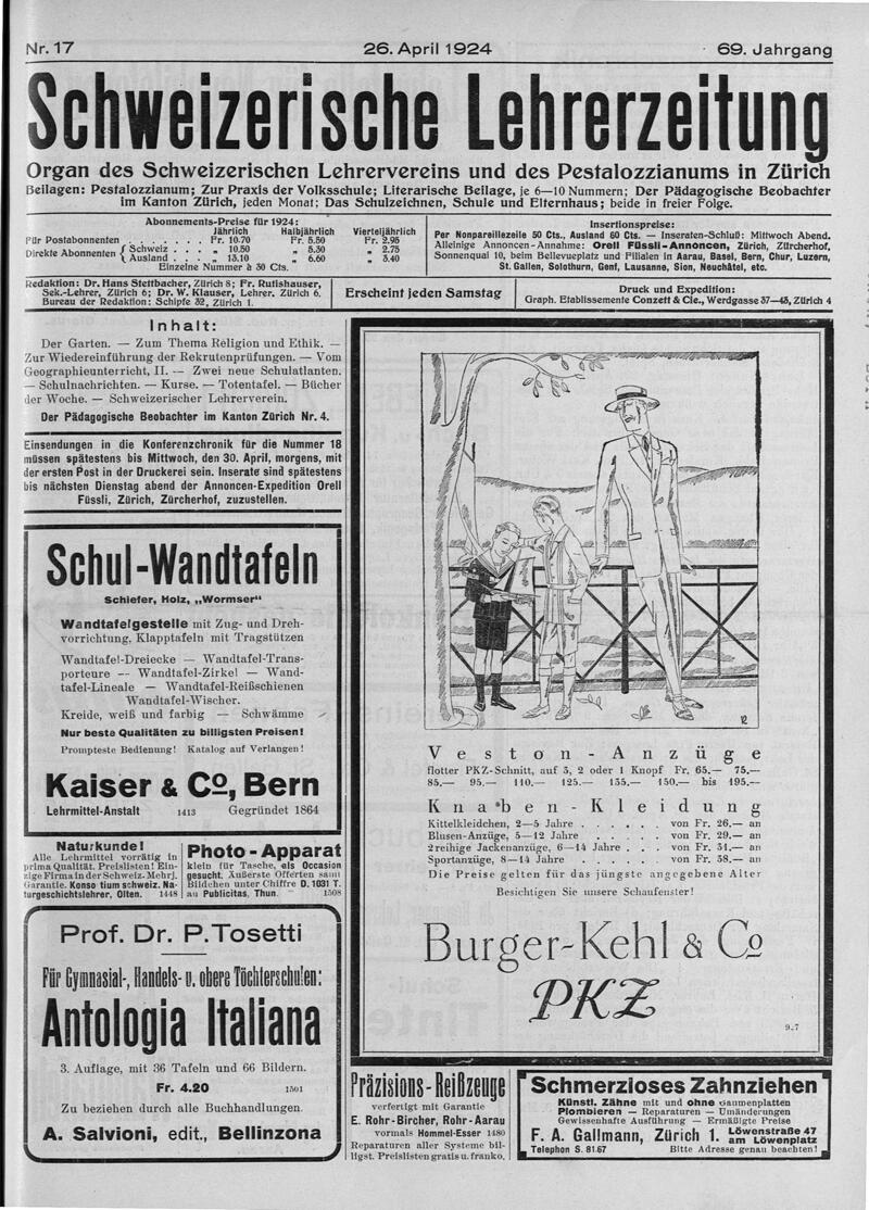 Buchumschlag - Heft 17