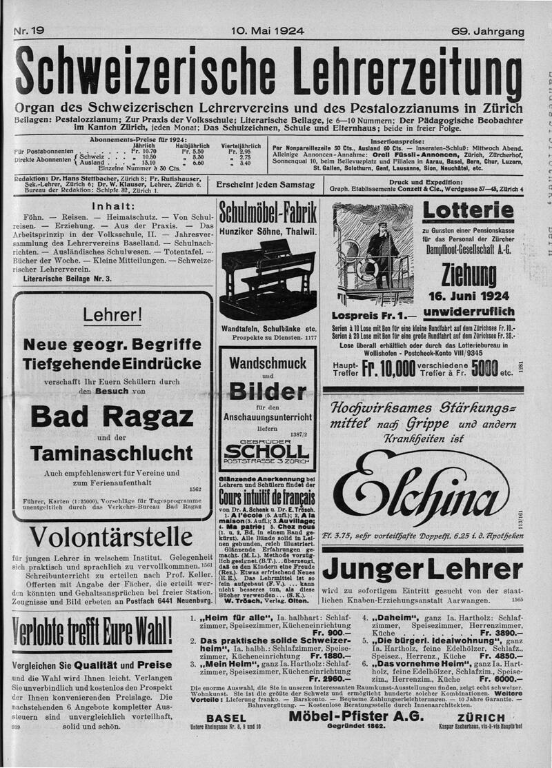 Buchumschlag - Heft 19