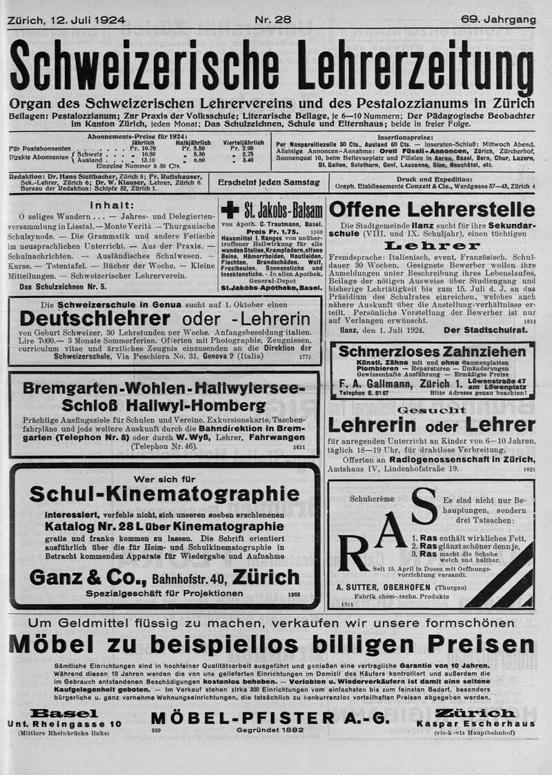 Buchumschlag - Heft 28