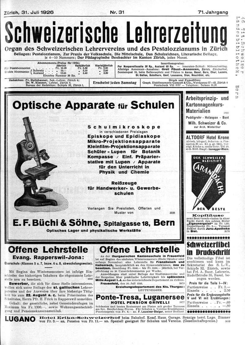 Buchumschlag - Heft 31